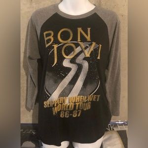 Bon Jovi 2018 Small Slippery When Wet World  Tour 86-87